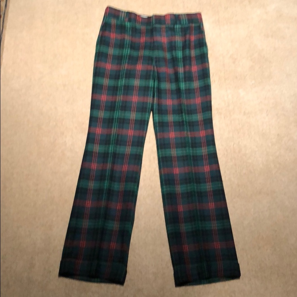 Griffin plaid dress pants